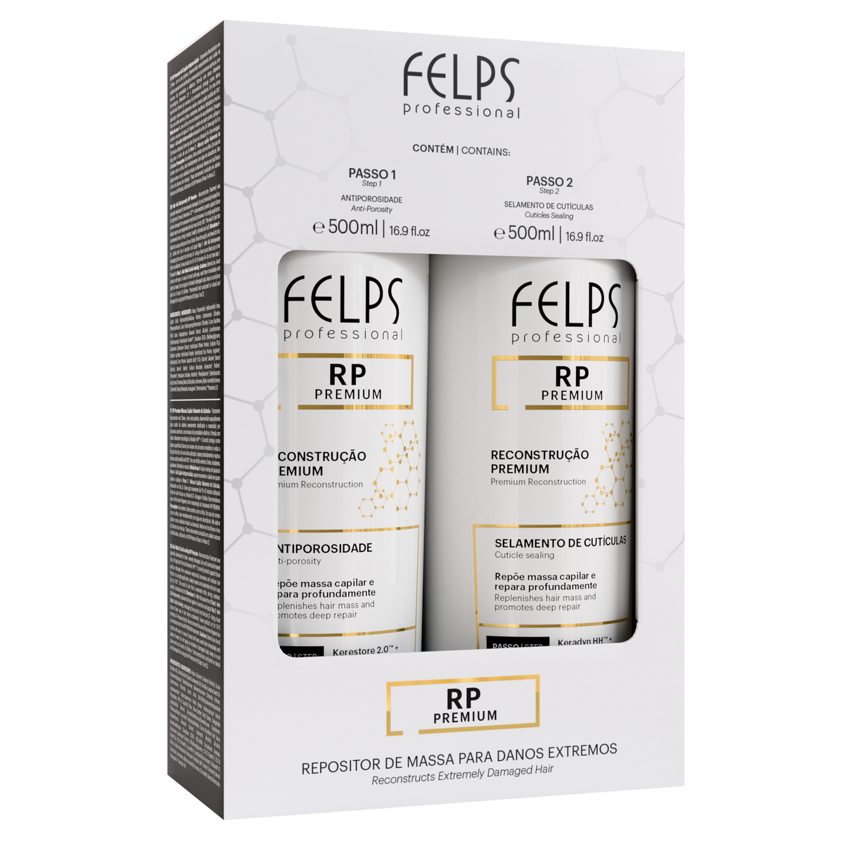 Felps Professional RP Premium Kit Reconstrucción (Paso 1 y Paso 2) - 500 mL c/u