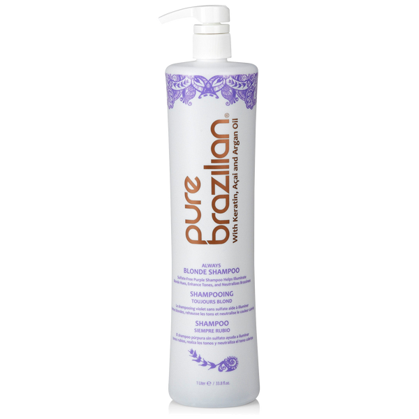 Pure Brazilian Always Blonde Shampoo (Sin Sulfatos) - 1 L